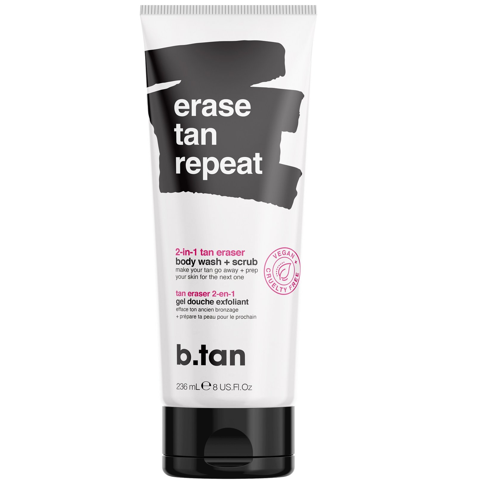 Erase tan repeat, tan eraser 237ml