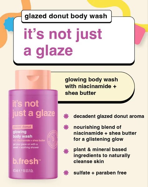 Glowing αφρόλουτρο gel 473ml, It's not just a glaze - Image 3