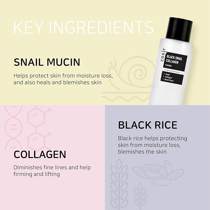 Black Snail Collagen Toner 150ml - Image 3