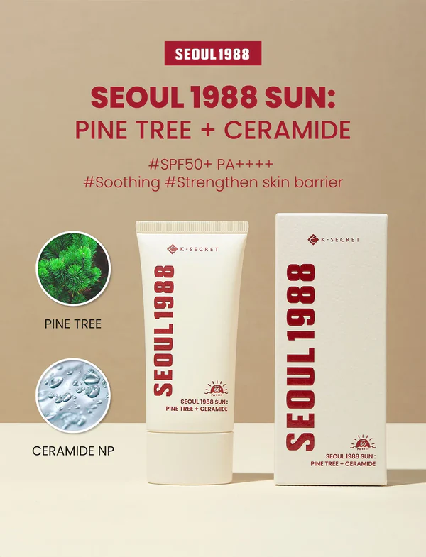 SEOUL 1988 Sun : Pine Tree + Ceramide - Ισχυρό αντηλιακό θρέψης για υγιές δέρμα - Image 4