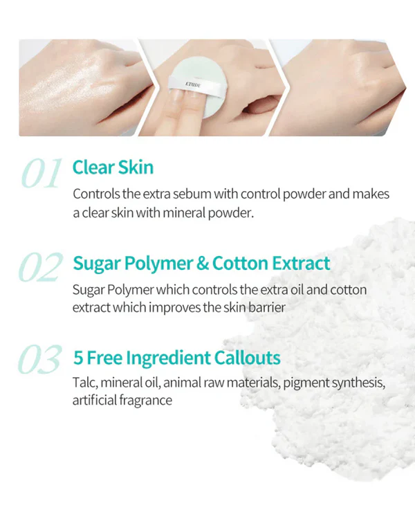 Zero Sebum Drying Powder - Πούδρα φινιρίσματος για ματ αποτέλεσμα - Image 2