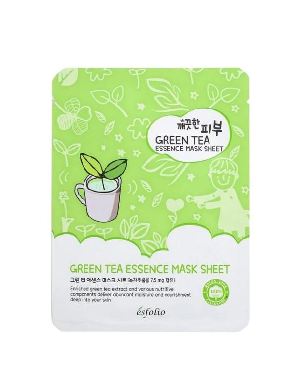 Pure Skin Green Tea Essence Mask Sheet