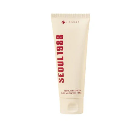 SEOUL 1988 Cream: Snail Mucin 93% + Rice - Ενυδατική κρέμα με έκκριμα σαλιγκαριού