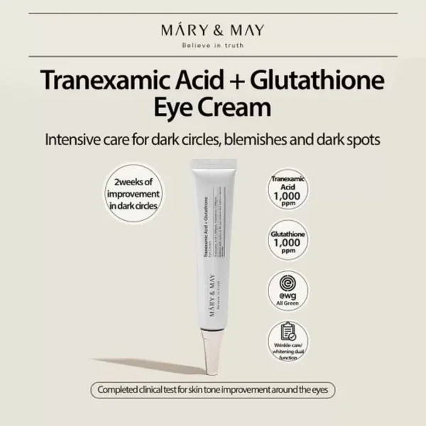 Tranexamic Acid+ Glutathion Eye Cream,30ml - Image 3